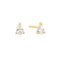 Gold Pear Studs